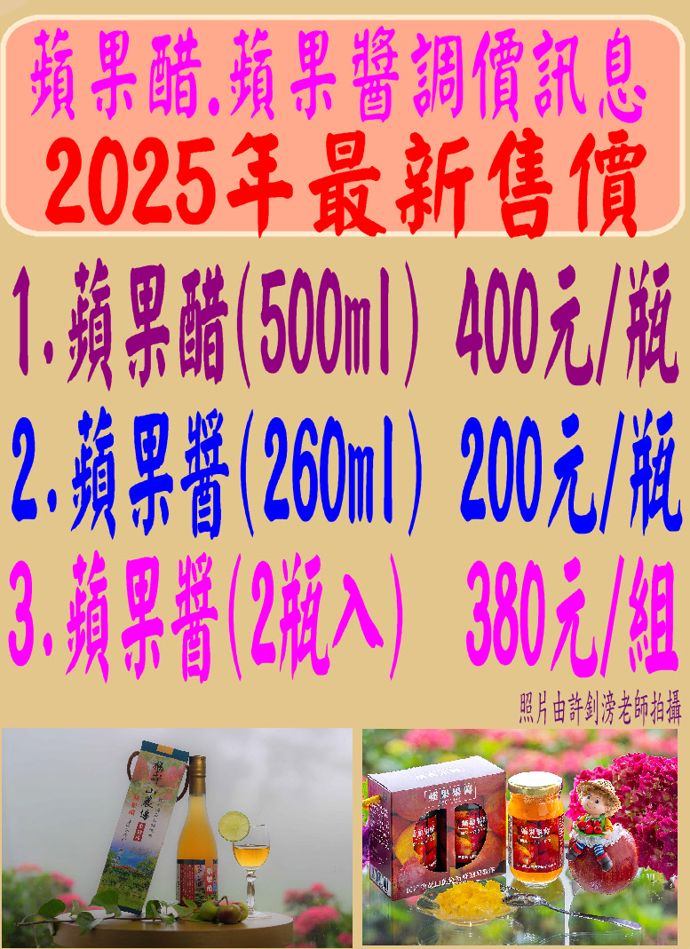 114醋醬調價